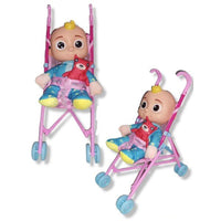 Cocomelon Doll Stroller Set