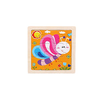 Kids Wooden Jigsaw Puzzle Baby Early Learning Educational Toy for Children  / 22FK212