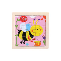 Kids Wooden Jigsaw Puzzle Baby Early Learning Educational Toy for Children  / 22FK212