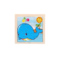 Kids Wooden Jigsaw Puzzle Baby Early Learning Educational Toy for Children  / 22FK212