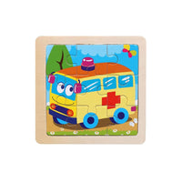 Kids Wooden Jigsaw Puzzle Baby Early Learning Educational Toy for Children  / 22FK212