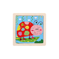 Kids Wooden Jigsaw Puzzle Baby Early Learning Educational Toy for Children  / 22FK212