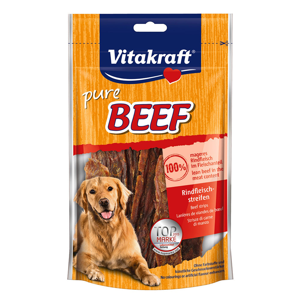 Vitakraft  Beef Strips Dog Treats 80g