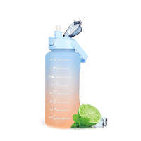 **NET** Motivational Water Bottle With Straw  Leakproof Sports Water Bottle for Gym Camping Tour / 51588 / JR23-12 / JR23-14