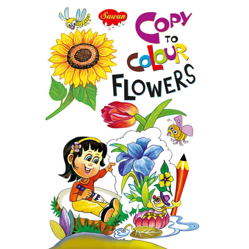 Sawan Copy To Colour Flowers