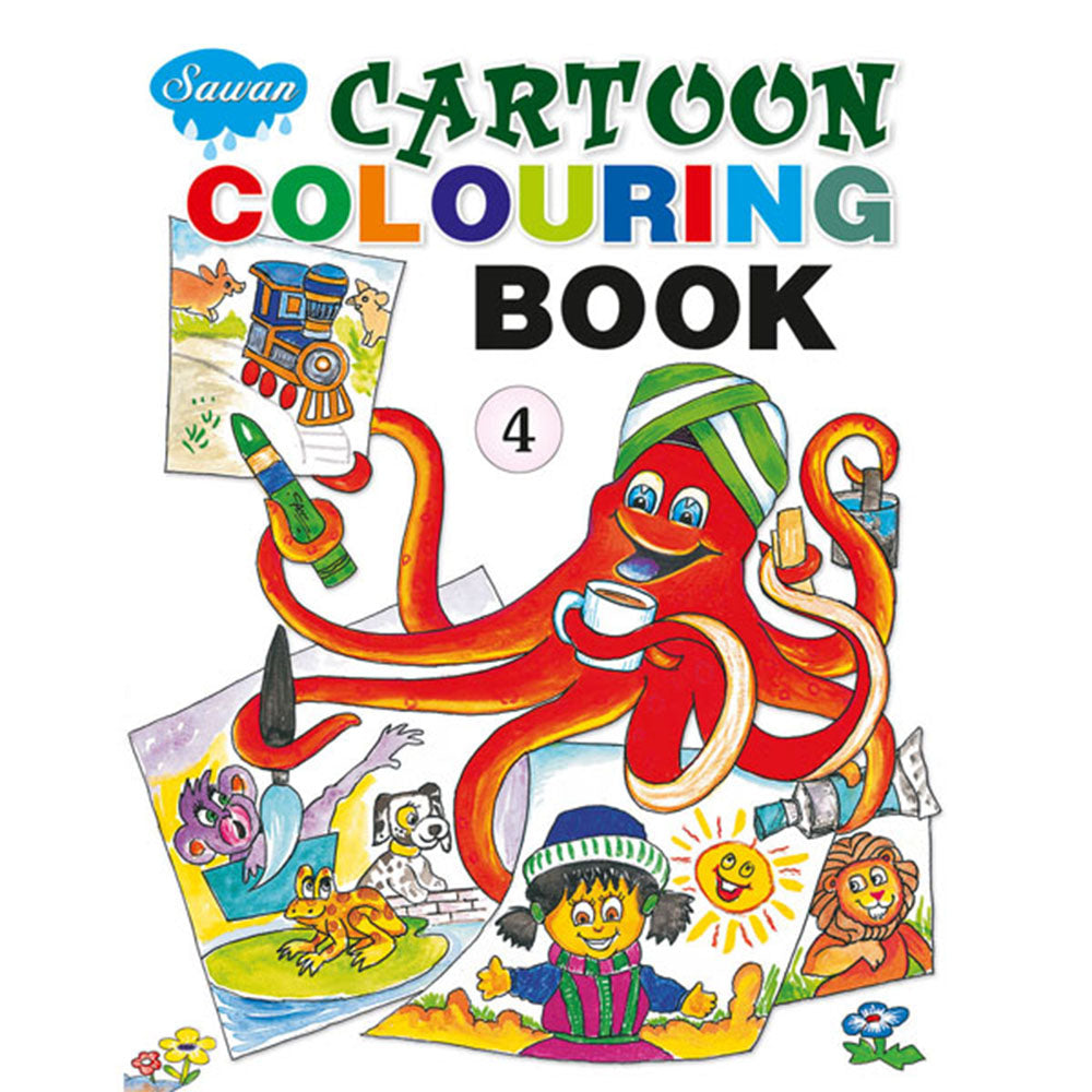 Sawan Cartoon Coloring Book - 4