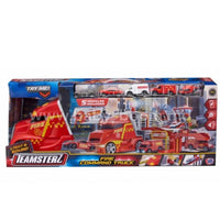 Teamsterz Fire Truck With 5 Vehicles - Karout Online -Karout Online Shopping In lebanon - Karout Express Delivery 