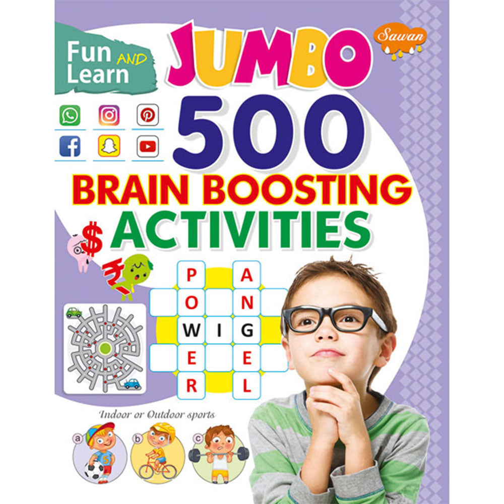 Sawan Fun and Learn Jumbo 500 Brain Boosting Activities