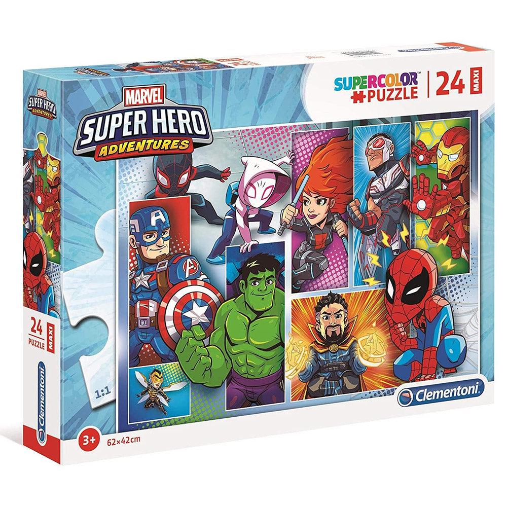 Clementoni Marvel Super Hero Avengers  24 pcs puzzle - Karout Online -Karout Online Shopping In lebanon - Karout Express Delivery 