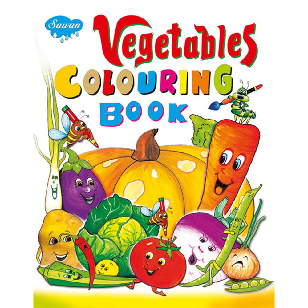 Sawan Vegetables Colouring Book