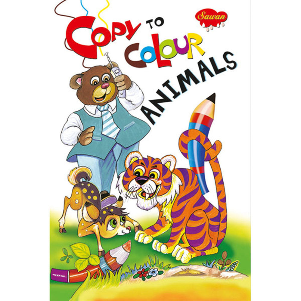 Sawan Copy To Colour Animals