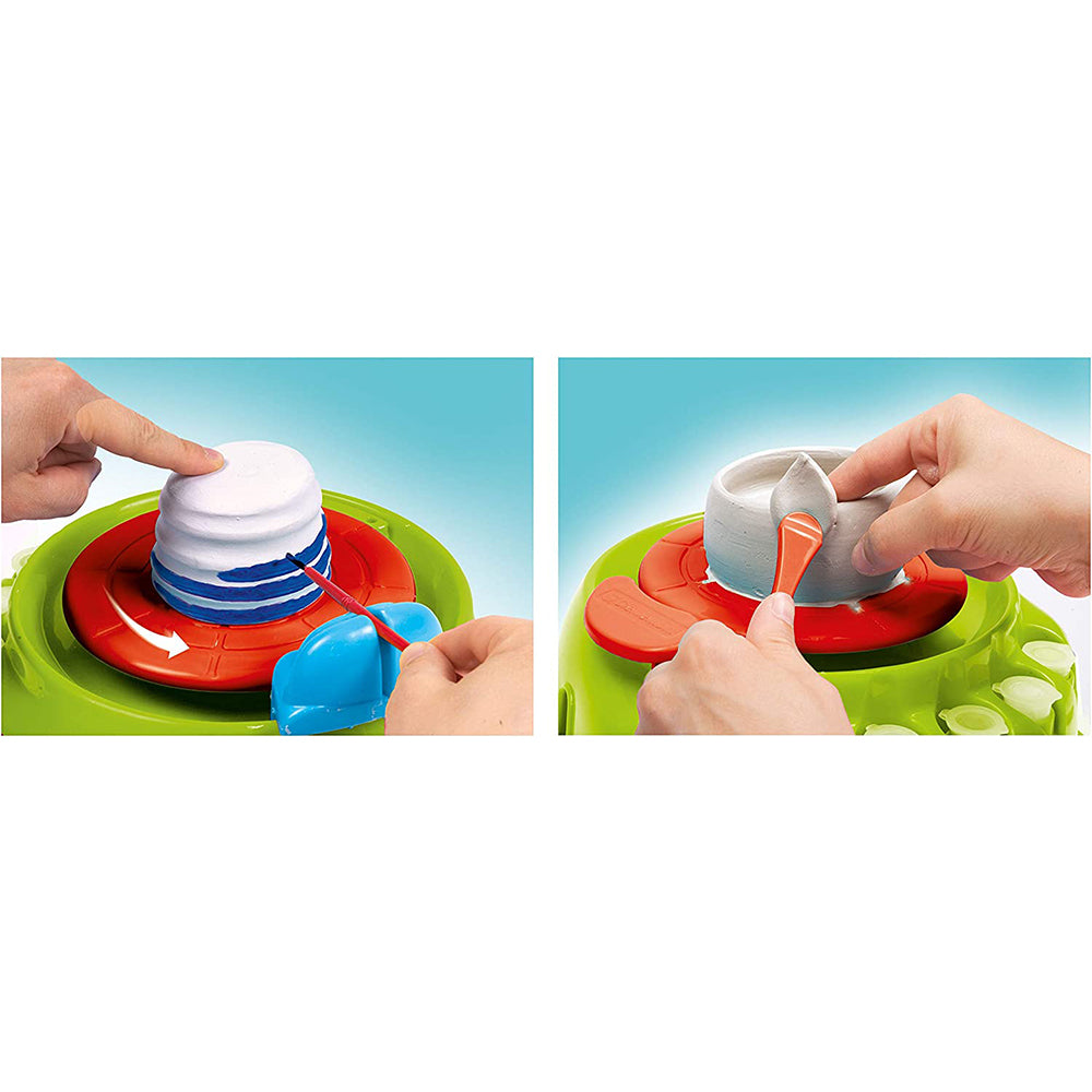 Clementoni Talent Creator - 2 in 1 Potter's Wheel - with Charger - French