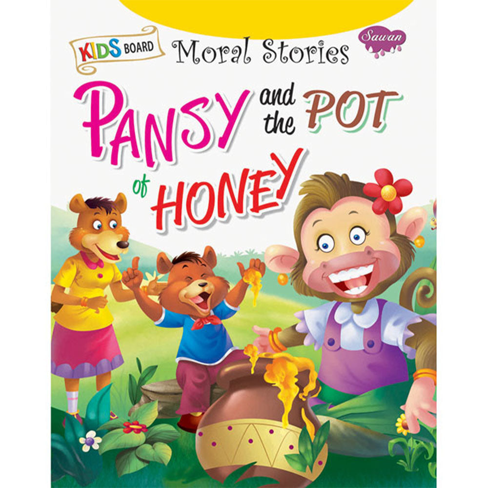 Sawan Kids Board Moral Stories Pansy And The Pot Of Honey