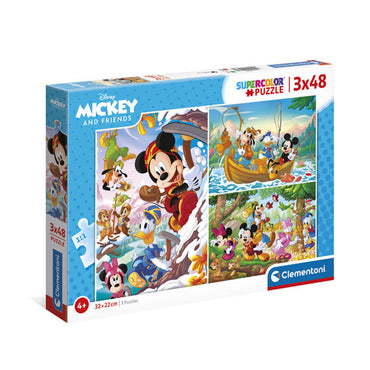 Clementoni Disney Mickey and friends  3x48 pcs