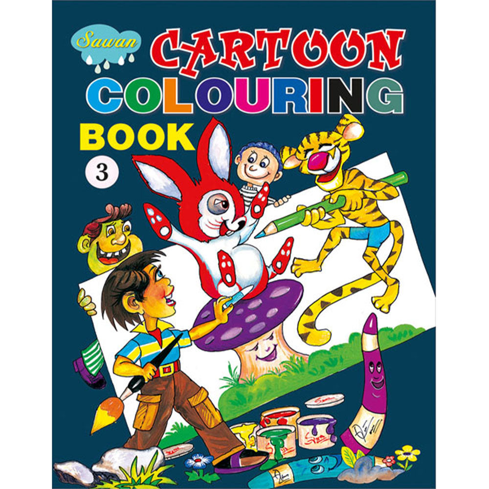 Sawan Cartoon Coloring Book - 3