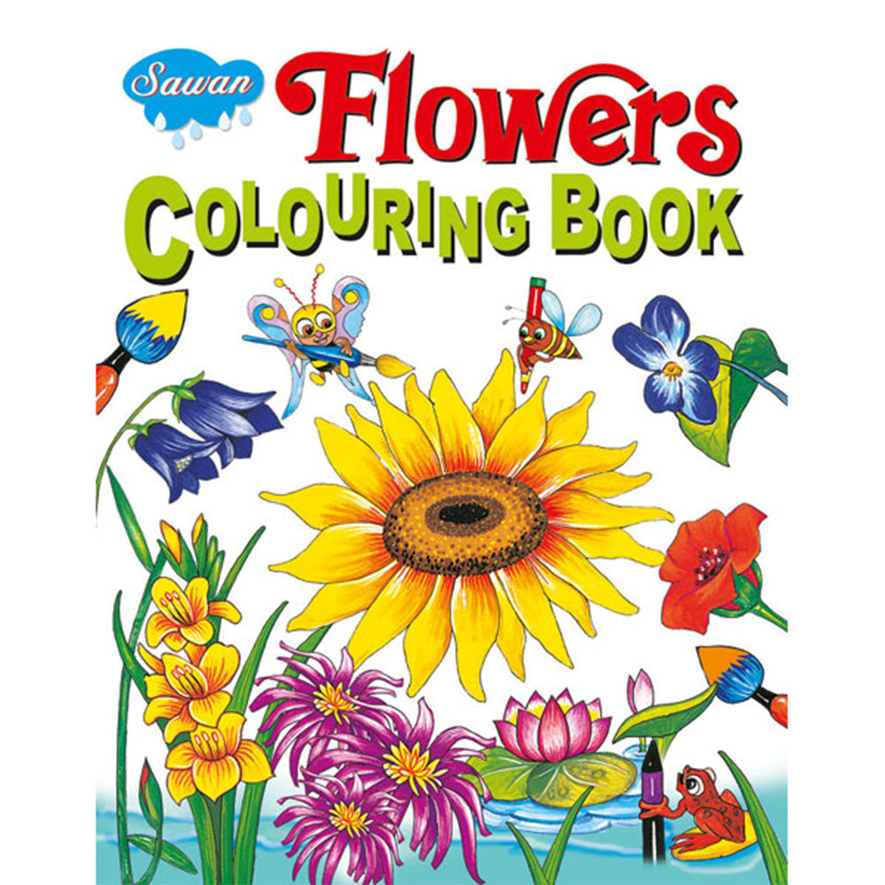 Sawan Flowers Coloring Book