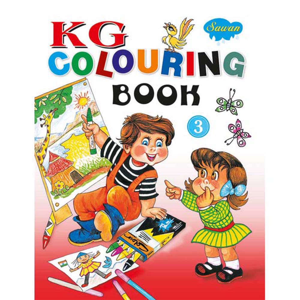 Sawan KG Coloring Books - 3