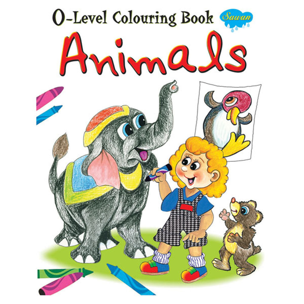 Sawan  0 Level Colouring Book Animals