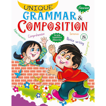 Sawan Unique Grammar & Composition 8