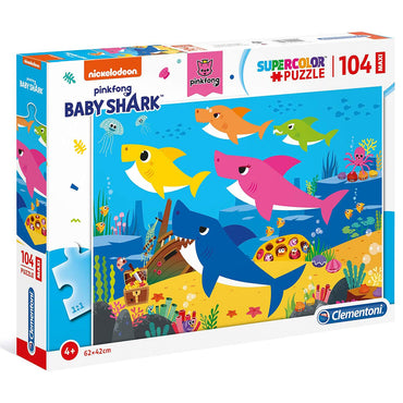 Clementoni Baby Shark Supercolor 104 pcs puzzle