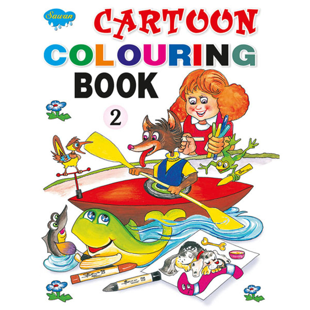 Sawan Cartoon Coloring Book - 2