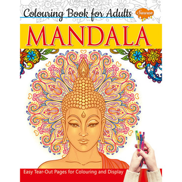 Sawan Colouring Book For Adults: Manadala