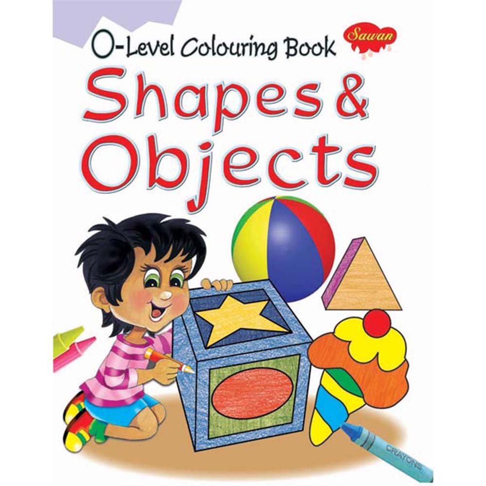 Sawan  0 Level Colouring Book Shape & Objects