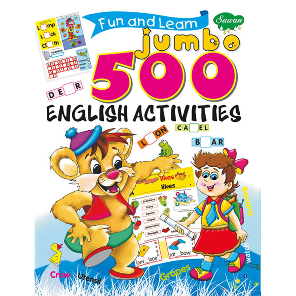 Sawan Fun And Learn Jumbo 500 English Activities