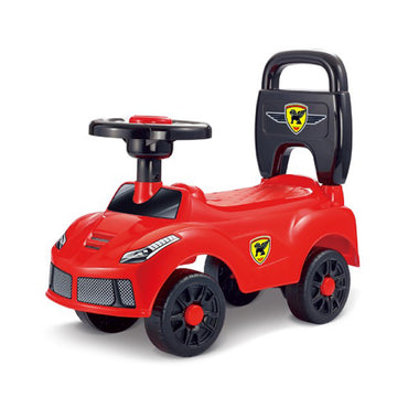 (Net) Star Shine Black Badg Ride On Car Steering Wheel / KC22-194