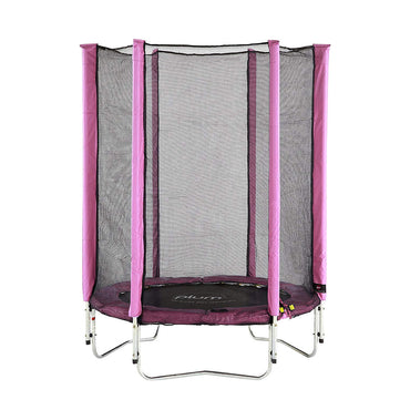 Plum Trampoline & Enclosure - Pink 1.40 M