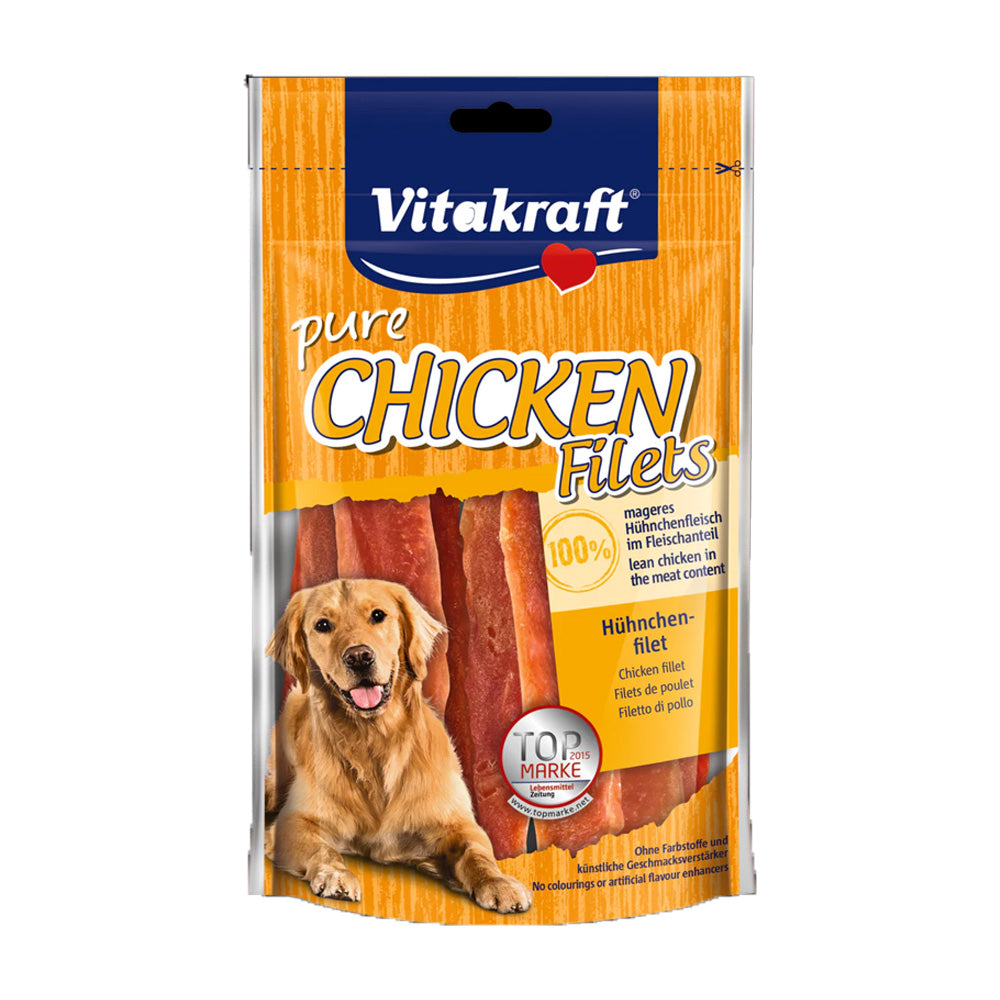 Vitakraft Chicken Filets Dog Treat  80g
