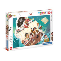 Clementoni  The Pirates  104 pcs Puzzle