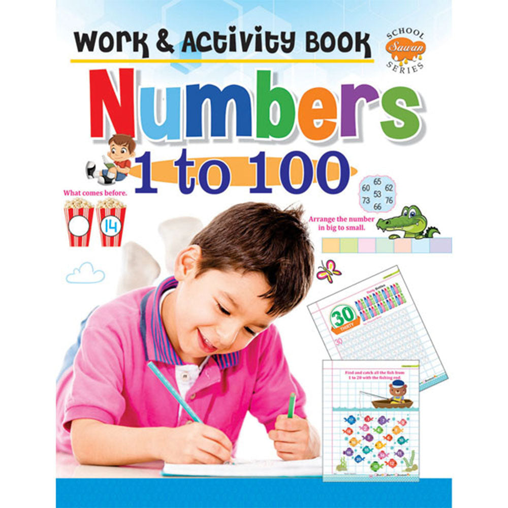 Sawan Work & Activity Book Numbers 1 to 100