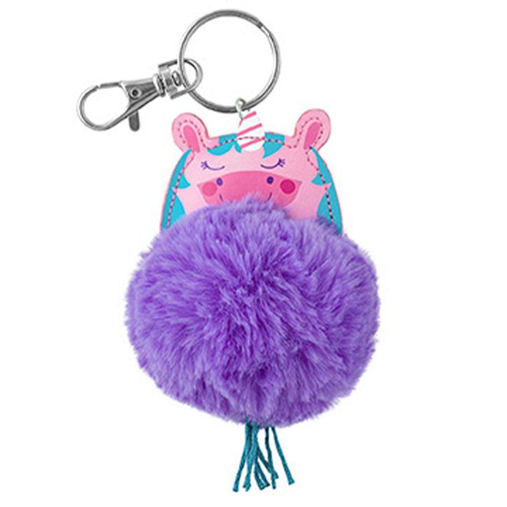 Stephen Joseph Pom Pom Critter Key Chains Unicorn - Karout Online -Karout Online Shopping In lebanon - Karout Express Delivery 