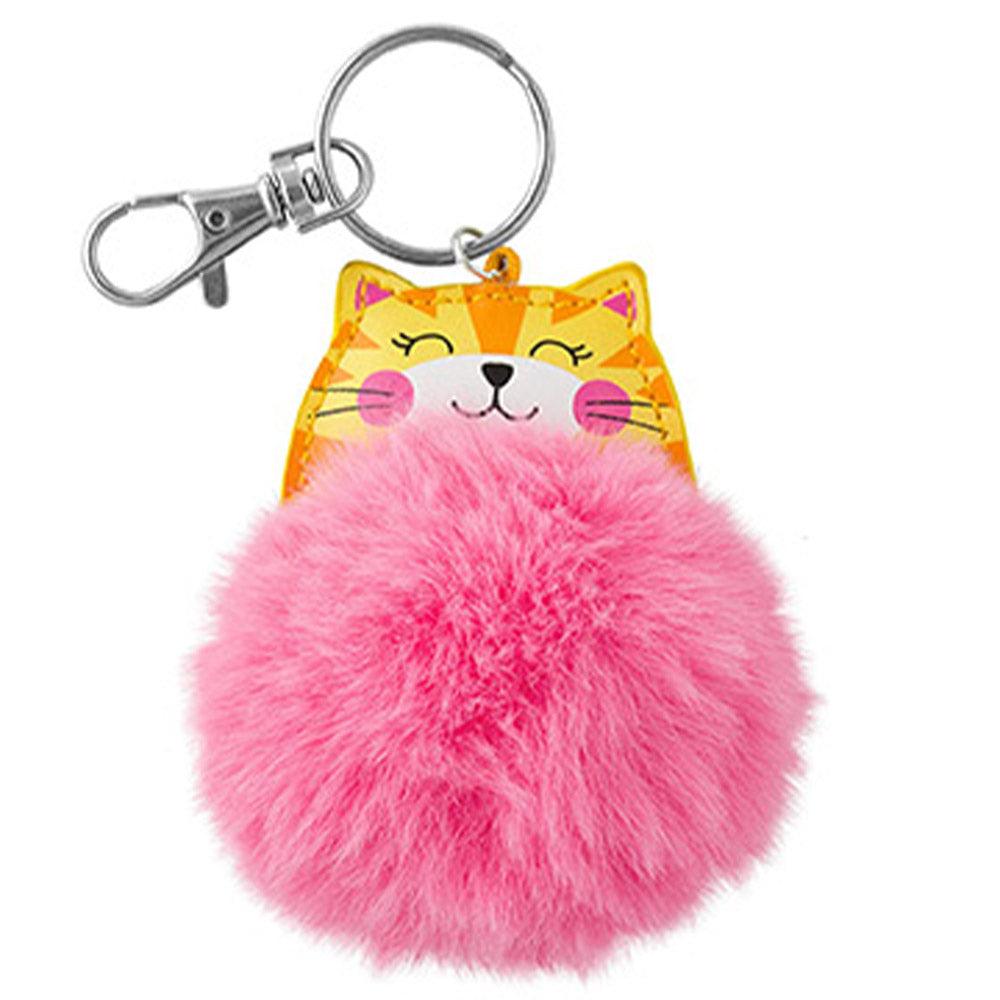 Stephen Joseph Pom Pom Critter Key Chains Cat - Karout Online -Karout Online Shopping In lebanon - Karout Express Delivery 