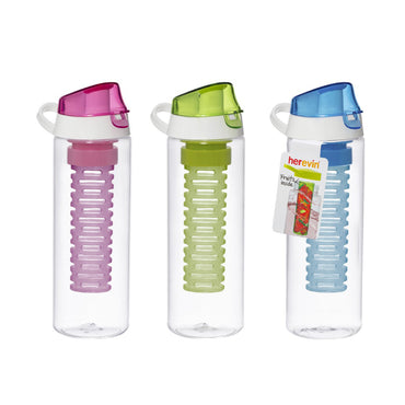 Herevin Water Bottle with Fruit Infuser 750ml (Net)