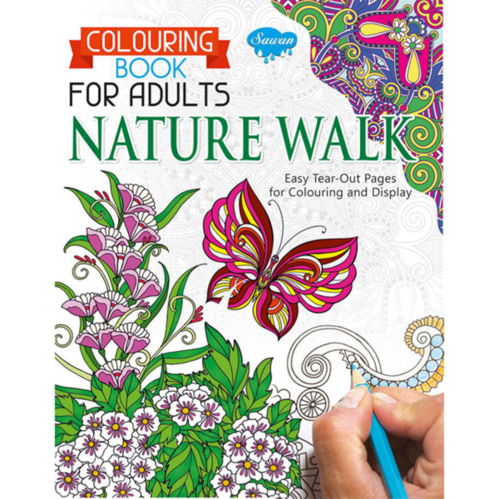 Sawan Colouring Book For Adults: Nature Walk