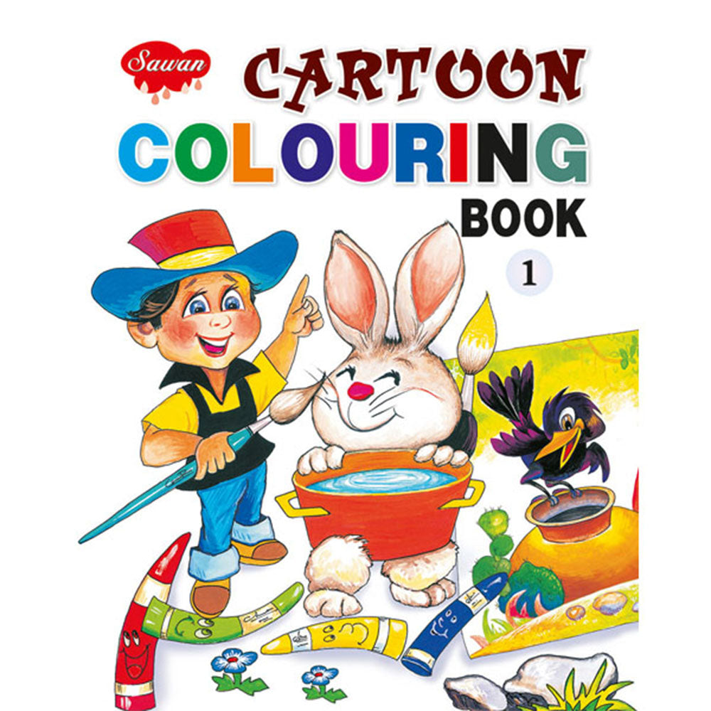 Sawan Cartoon Coloring Book - 1