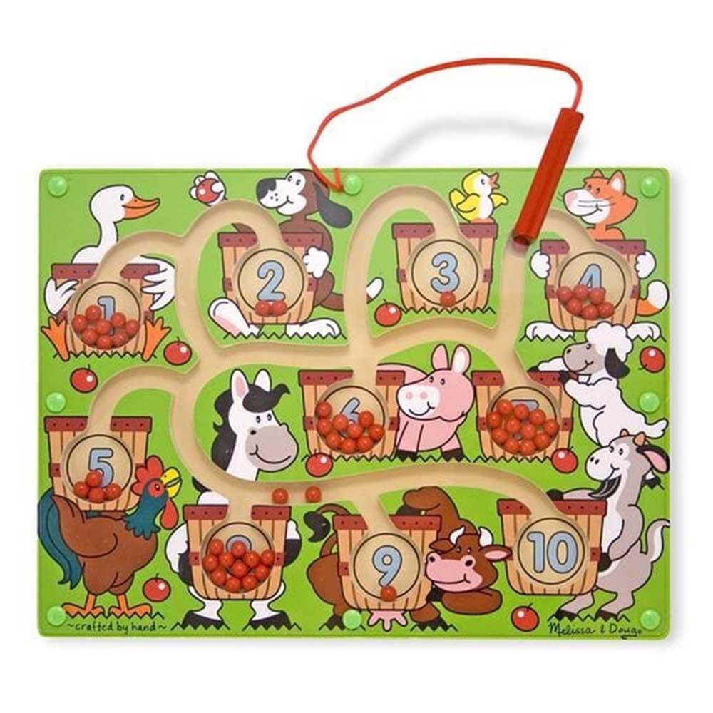 MELISSA & DOUG  MAGNETIC NUMBER MAZE - Karout Online -Karout Online Shopping In lebanon - Karout Express Delivery 