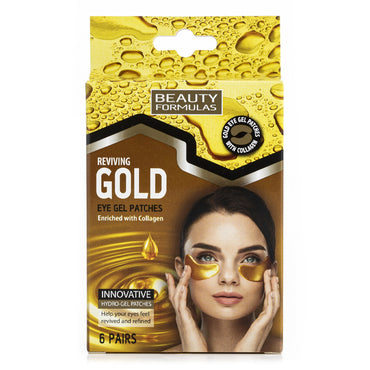 Beauty Formulas Reviving Gold Eye Gel 6 Pairs