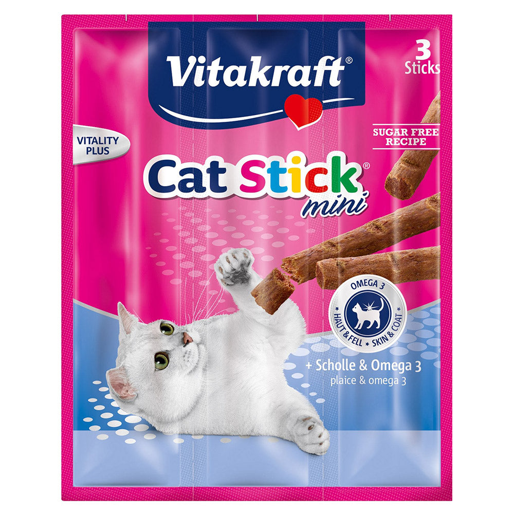 Vitakraft Cat Stick Mini Plaice & Omega 3 / 54g
