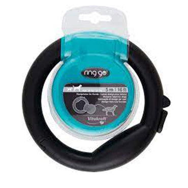 Vitakraft Ring Go Retractable Leash -Turquoise