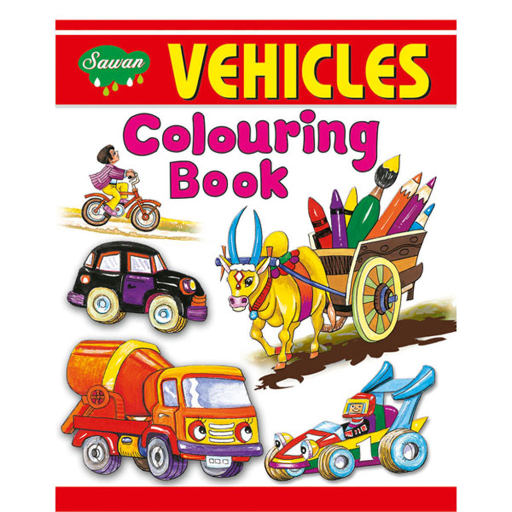 Sawan Colouring Book Of Vehicles