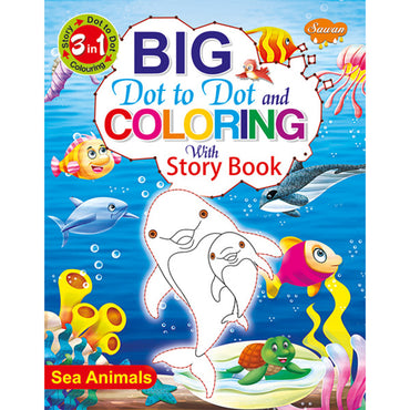 Sawan Big Dot To Dot & Colouring With Story