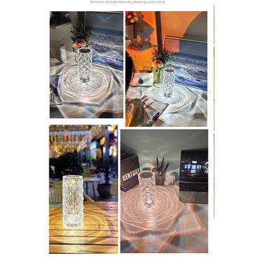 **(Net)**LED Crystal USB Charging Lamp / 22FK222 / KC23-80 / KC23-87