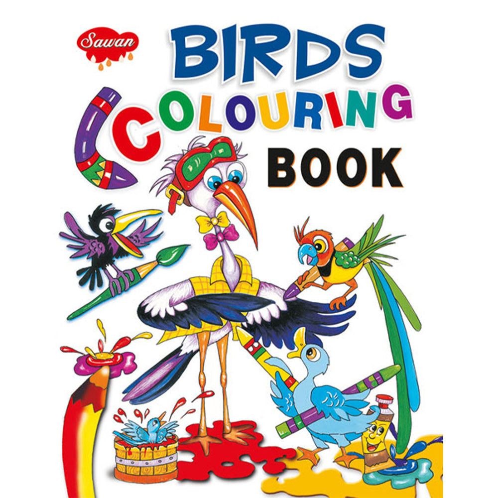 Sawan Birds Coloring Book