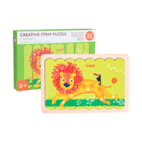 Kids Creative Strip Puzzle Design E – Vehicles / 22FK170