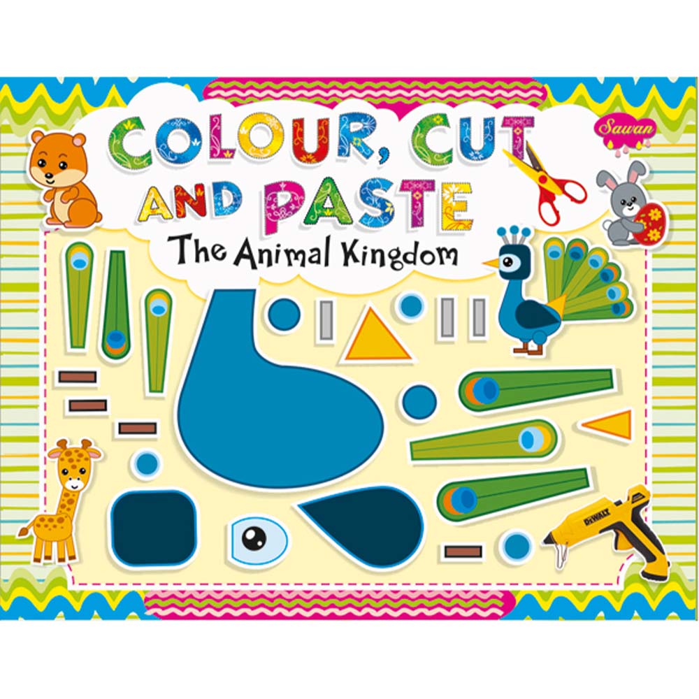Sawan Colours Cut And Paste The Animal Kingdom