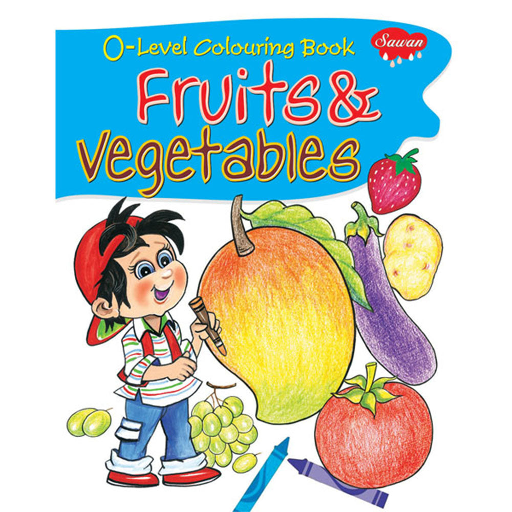 Sawan  0 Level Colouring Book Fruits