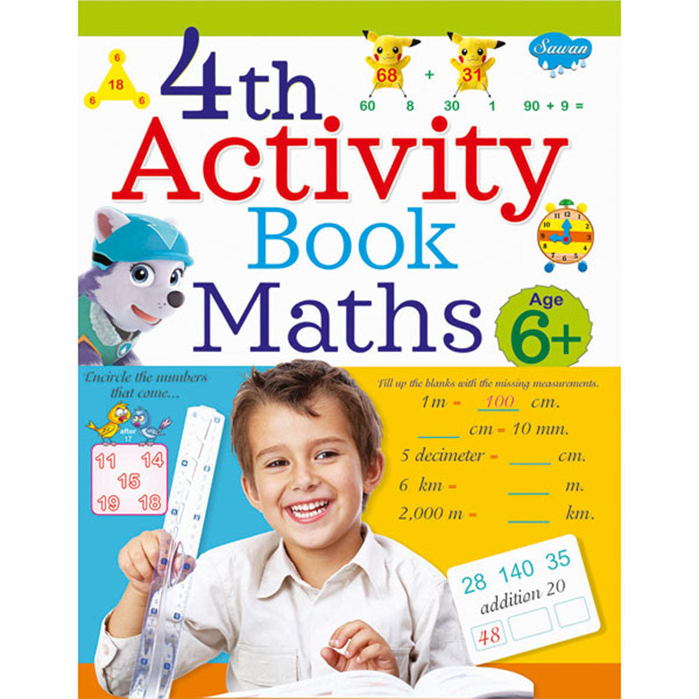 Sawan 4th Activity Book Maths